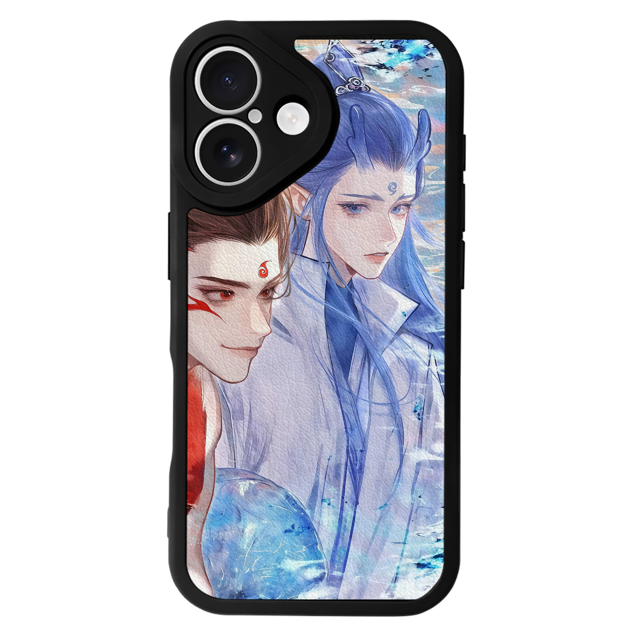 （画像用） Ne Zha 2 ナタ 魔童の大暴れ 【iPhone 16シリーズ対応】シリコンスマホケース（レザー調） 材質：シリコン